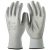 6026-31 SZÜRKE PRECÍZIÓS POLIÉSZTER munkavédelmi KESZTYŰ, PU MÁRTOTT TENYÉRREL