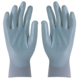   6032, SZÜRKE PRECÍZIÓS POLIÉSZTER KESZTYŰ, POLIURETÁN MÁRTOTT TENYÉRREL_12 (6032)