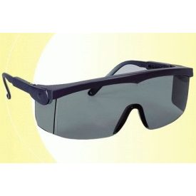  60326, Lux Optical Pivolux állítható szárú munkavédelmi védőszemüveg, füstszínű lencsével,