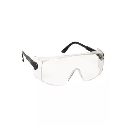 Nem gyártják már, nincs készleten. 60340, Lux Optical Verilux állítható szárú és dőlésszögű munkavédelmi szemüveg, víztiszta