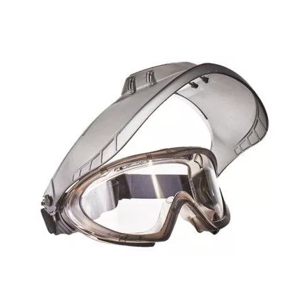 STORMLUX - GUMIPÁNTOS SZIVACSOS SZEMÜVEG + ARCVÉDŐ (60653)