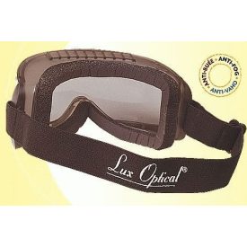   Lux Optical munkavédelmi vegyszerálló, gumipántos védőszemüveg HUBLUX színezett lencsével 60663-as