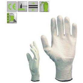 Poliamid szerelőkesztyű poliuretán tenyérrel