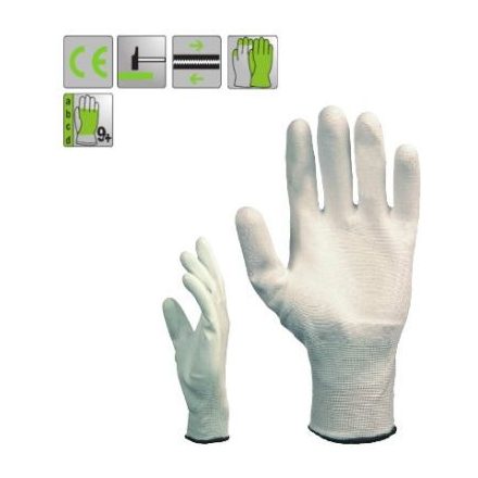 Poliamid szerelőkesztyű poliuretán tenyérrel