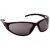 62139, Lux optical Freelux füstszínű, karcmentes látómezők fekete kerettel 62139-es