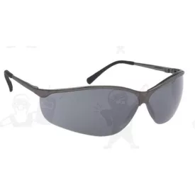   Lux Optical Titalux, sötét (3-as) lencsés munkavédelmi szemüveg, karc- és páramentes lencse, fekete