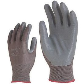   6237-40 Munkavédelmi kesztyű, SZERELŐKESZTYŰ, SZÜRKE PA/TENYÉR HABOSÍTOTT NITRIL MÁRTOTT