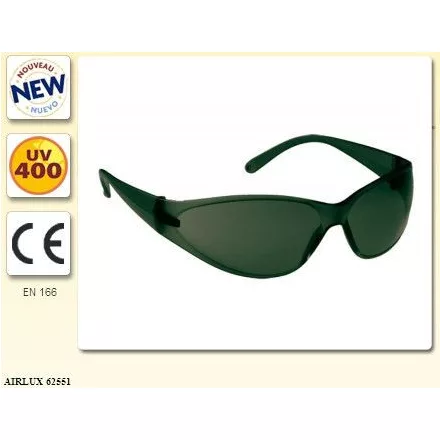 62551, AIRLUX 62551 zöld lencsés  védőszemüvegek Lux Optical