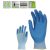 Poliamid élelmiszeripari kesztyű, mikro-habosított szellőző kék nitril tenyérrel