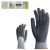 Poliamid szerelőkesztyű, a tenyéren és a kézháton mikrohabosított, szürke vízbázisú PU mártással