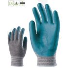 6660 Eurofit rugalmas munkavédelmi kesztyű, kék nitril-poliuretán bipolimer tenyérrel KIFUTÓ