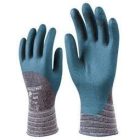 6660 Eurofit rugalmas munkavédelmi kesztyű, kék nitril-poliuretán bipolimer tenyérrel KIFUTÓ