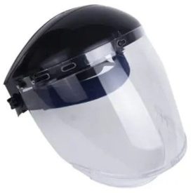   VISIFLEX víztiszta polikarbonát/ABS arcvédő állvédővel	