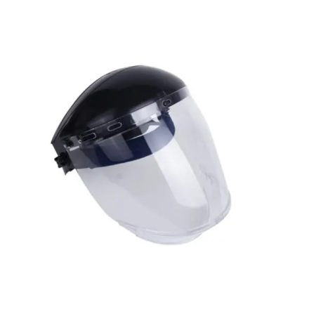 VISIFLEX víztiszta polikarbonát/ABS arcvédő állvédővel	