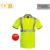 Wash Yard teniszpóló, x50 mosás, 140 g/m2 szellőző poliészter, szürke gallér és ujjvégek