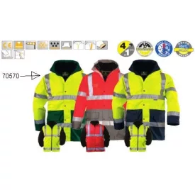 FLUO PE 4/1 sárga/zöld