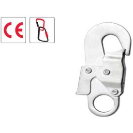   71121, Karabiner, rugós acélzáras, 18 mm nyílású, galvanizált acél