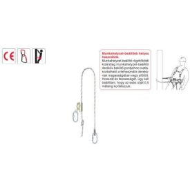   Top szett: 3 m munkahelyzet-beállító, körszövött kötél, hossz-szabályzó egység, 2 karabiner