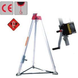   Karos mentőkészülék, személyvédő lezuhanásgátló 20m acélsodronnyal