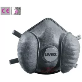   Uvex Exxcel FFP2 R D climatec 3 kamrás (2 belégző-, 1 kilégzőszelepes) részecskeszűrő maszk