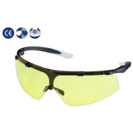   Super fit fekete XST szár és supravision performance sárga lencse, könnyű (20g) Grilamid keret