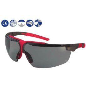   Uvex Védőszemüveg állítható szár, karc-, pára-, vegyszerálló, füstszínű (SV-NC)