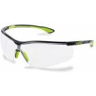 9193265, UVEX SPORTSTYLE SZEMÜVEG LIME SZÍNŰ KERET, VÍZTISZTA LENCSÉVE (9193265)