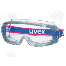   9301714, Uvex Ultravision gumipántos védőszemüveg, páramentes, vegyszerálló acetát lencsével
