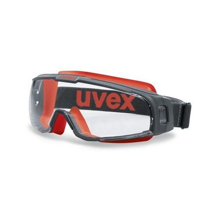 9308248, UVEX U-SONIC SZEMÜVEG, NARANCS KERET, GUMIPÁNTOS, VÍZTISZTA LENCSÉVEL (9308248)