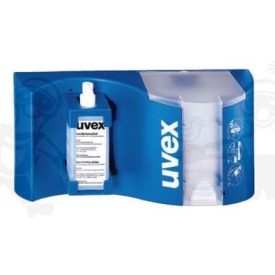   9970002, Uvex szemüvegtisztító állomás: tisztító folyadék, szilikonmentes törlőpapír, adagolófej