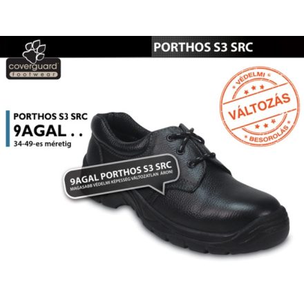 PORTHOS Coverguard S1P SRC munkavédelmi cipő, 9AGAL /LEP12