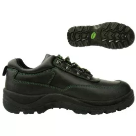   MITO (S3) színbőr félcipő, sportos fazon acélkapli és -taplemez, széles orr-rész, olajálló LEP76