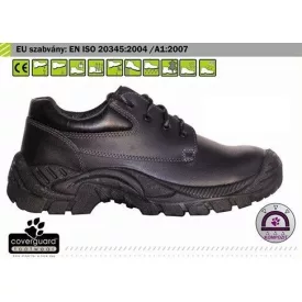   MOGANITE (S3 CK) (LEP70) fekete vízlepergető színbőr cipő és bakancs, kompozit, Cambrelle betét