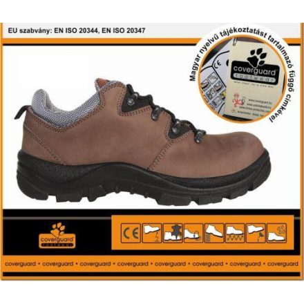 TRAP Coverguard O2 munkavédelmi cipő, nubukbőr, trekking fazon, kényelmes talpbélés, kapli nélkül LEP74