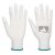 A121WHRXXS, Portwest A121 PU Ujjvégmártott munkavédelmi precíziós szerelőkesztyű, fehér, XXS