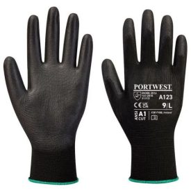   A123 Portwest Latexmentes PU Palm munkavédelmi kesztyű - Teljes karton (144)