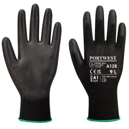 A128 Portwest PU tenyérmártott kesztyű latexmentes M