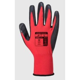   A174 Portwest Flex Grip latex munkavédelmi kesztyű, Varratmentes, vízálló tenyér
