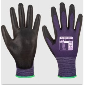   A195 portwest Touchscreen-PU munkavédelmi kesztyű, Érintőképernyős készülékekhez. Elektronikai szerelési, tesztelési és preciziós munkákhoz
