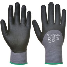   A352 Portwest DermiFlex Ultra munkavédelmi kesztyű, Ökölcsontig mártott.