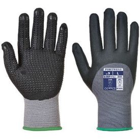   A353 Portwest DermiFlex Ultra Plus munkavédelmi kesztyű Szürke/Fekete