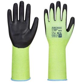   A632 Portwest Zöld vágásbiztos kesztyű hosszú mandzsetta