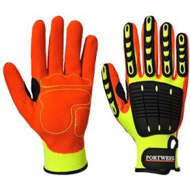   A721 Portwest Anti Impact munkavédelmi kesztyű Sárga/Narancs
