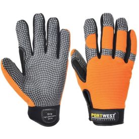   A735 Portwest Comfort grip - NT munkavédelmi kesztyű szilikon rácsozott tenyér KIFUTÓ
