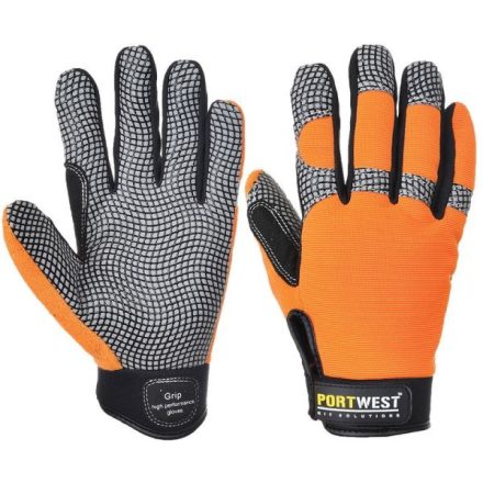 A735 Portwest Comfort grip - NT munkavédelmi kesztyű szilikon rácsozott tenyér KIFUTÓ