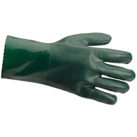   A835 Portwest Duplán mártott PVC munkavédelmi kesztyű 35cm, csúszásmentesített tenyérrel. Jersey bélés