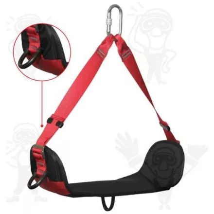 Pad-1 ülőpad, párnázott hevederszalag karabinerrel ABA100