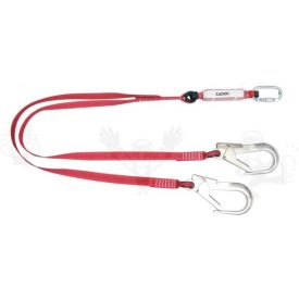   Energy-H2 energiaelnyelő heveder kettő hevederszalag kötéllel, 2+1 karabinerrel  ABM-2T