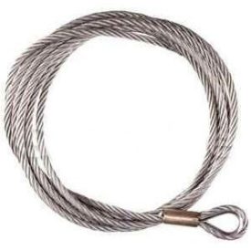   10 m-es sodort acélkábel, mindkét végén gyűrűkkel visszafonva, 8 mm átmérő AC8-10-es