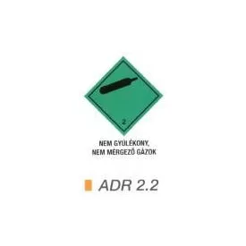 Nem gyúlékony, nem mérgezö gázok ADR 2.2